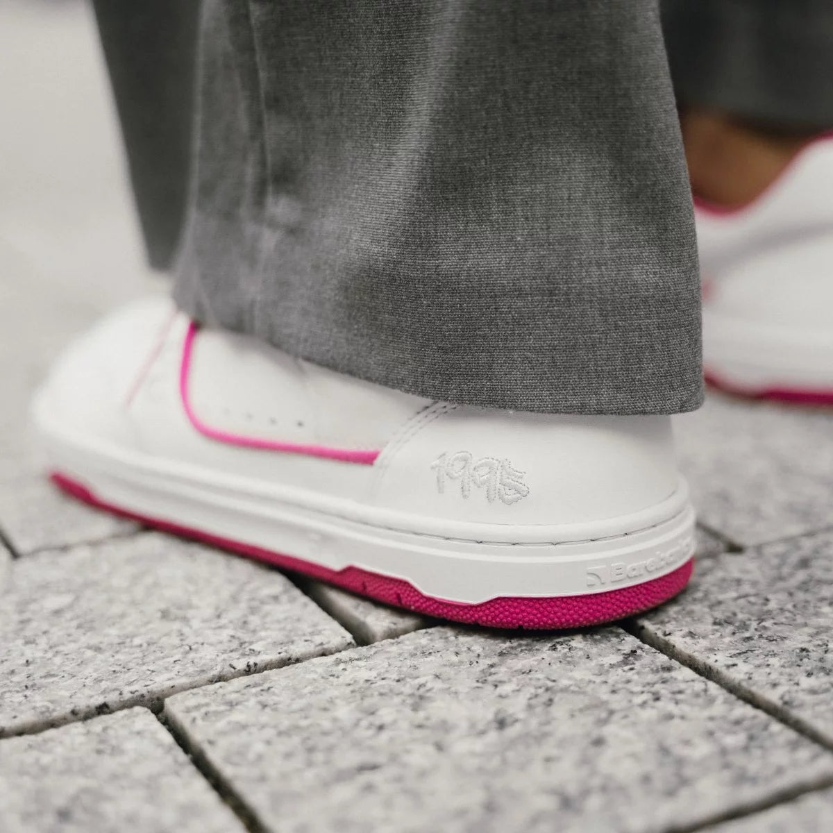Barefoot Sneakers Arise - White & Raspberry Pink