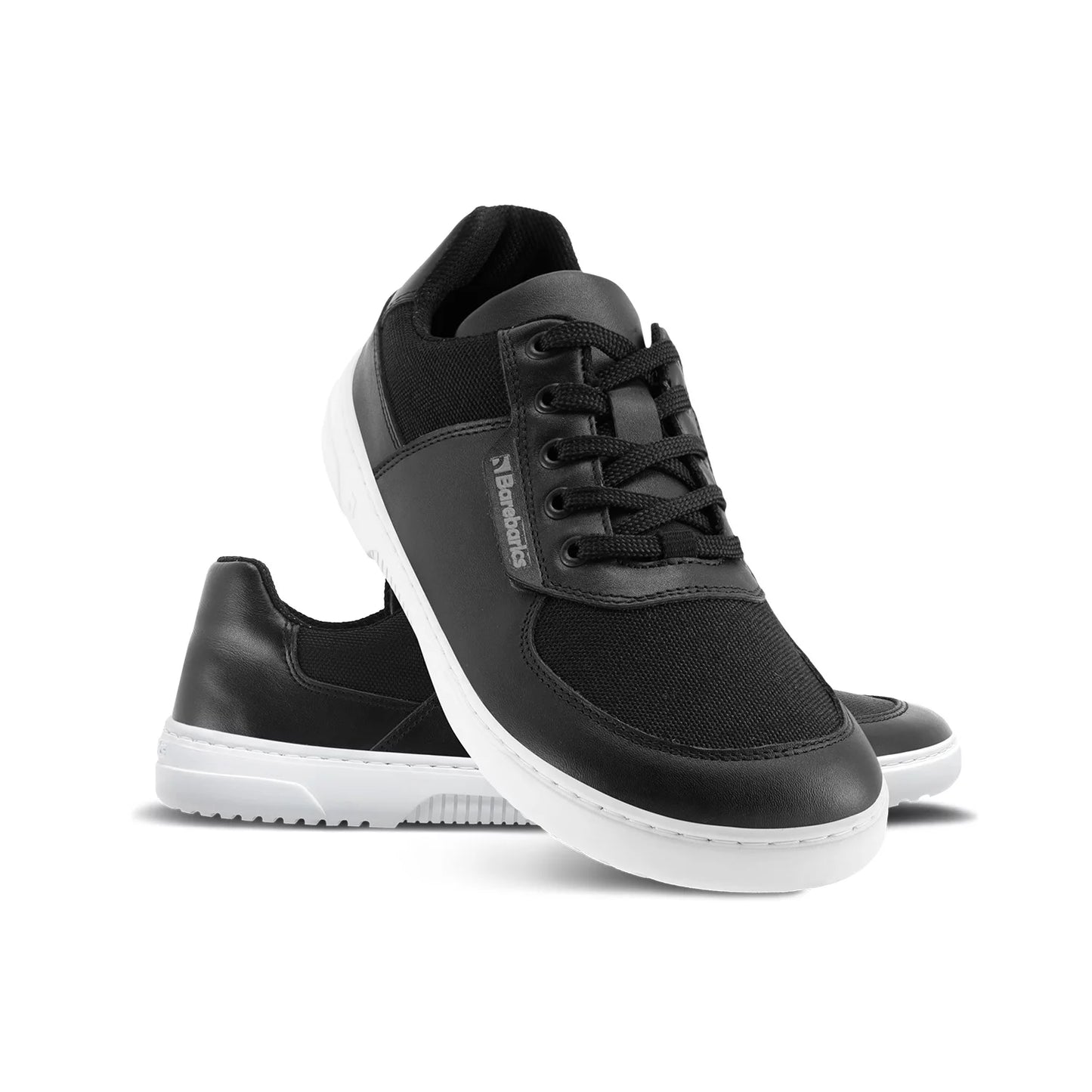 Barefoot Sneakers Barebarics Bravo - Black & White