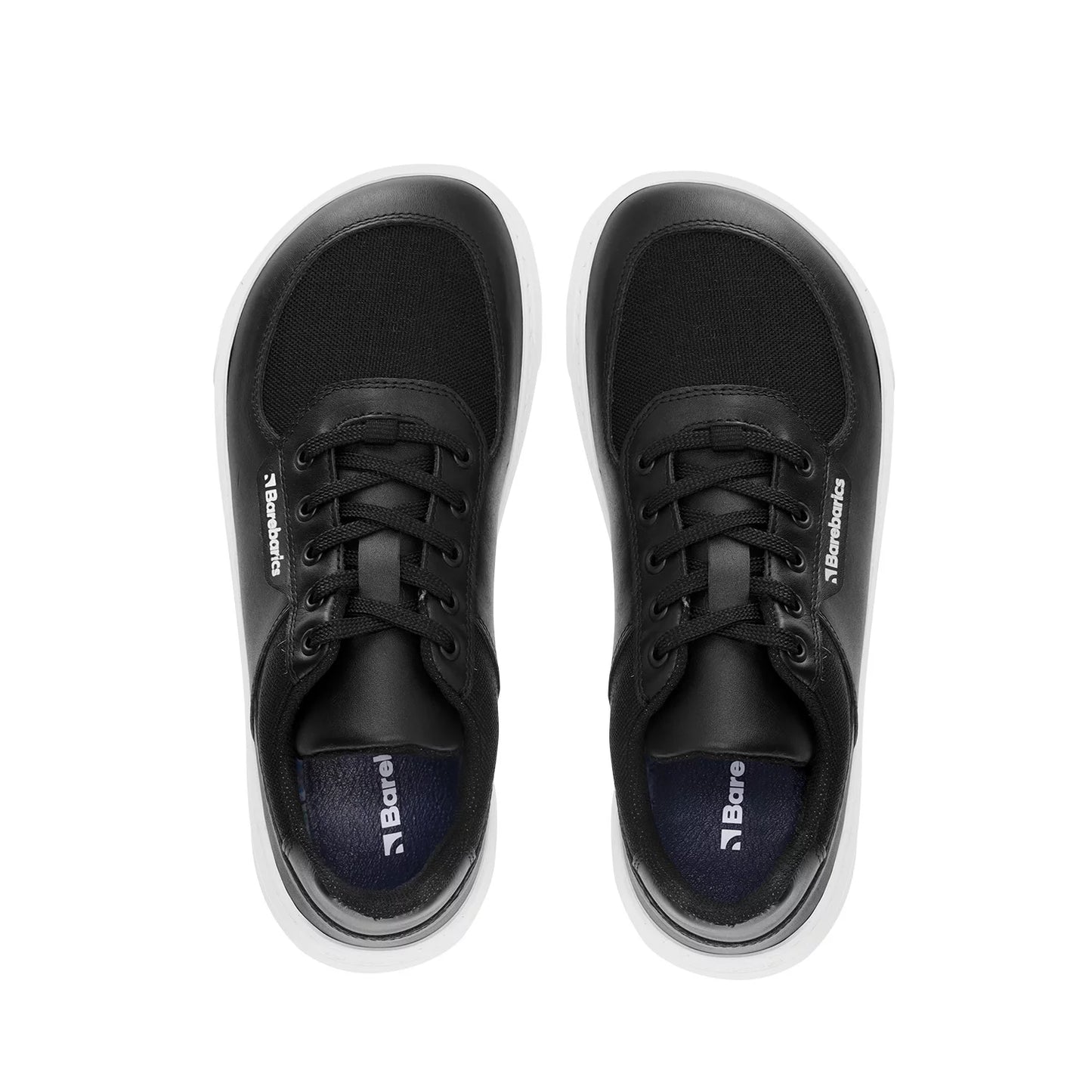 Barefoot Sneakers Barebarics Bravo - Black & White
