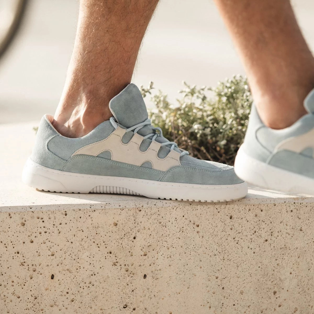 Barefoot Sneakers Evo - Light Blue & White