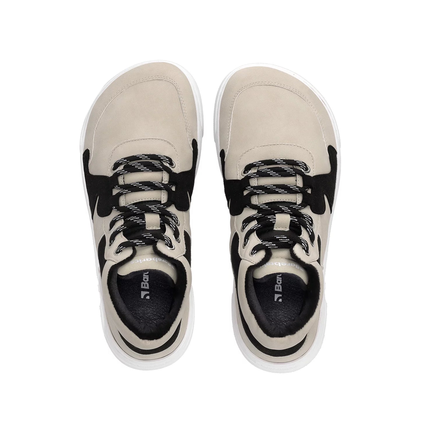 Barefoot Sneakers Boots Lynx - Beige & White
