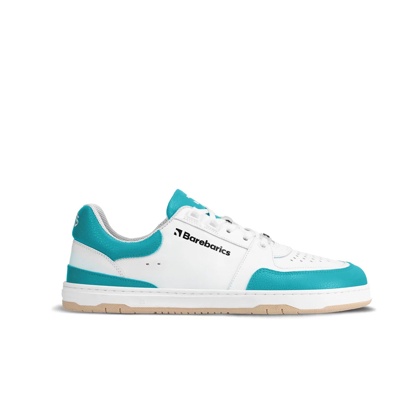 Barefoot Shoes Sneakers Wave - White & Dark Turquoise