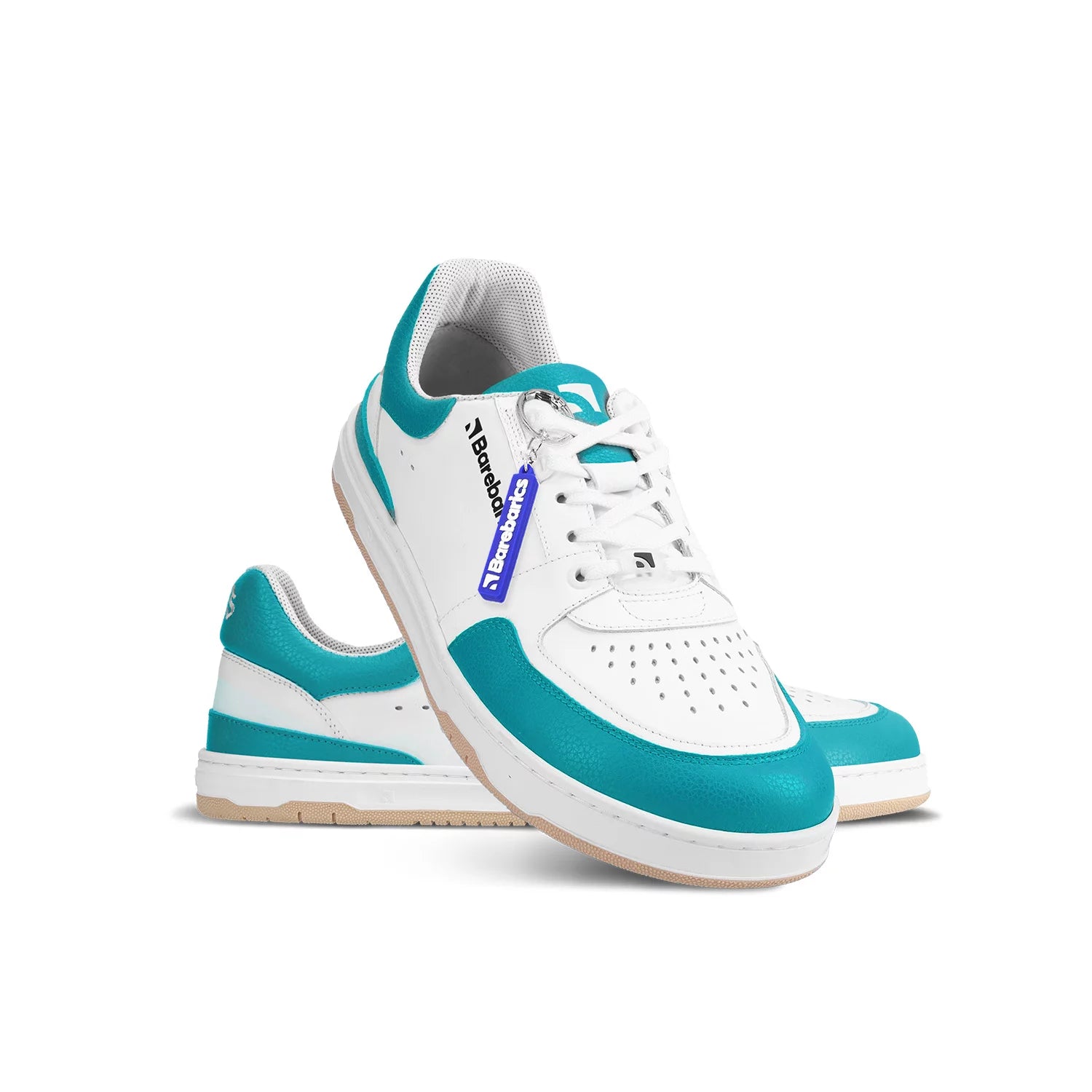 Barefoot Shoes Sneakers Wave White Dark Turquoise