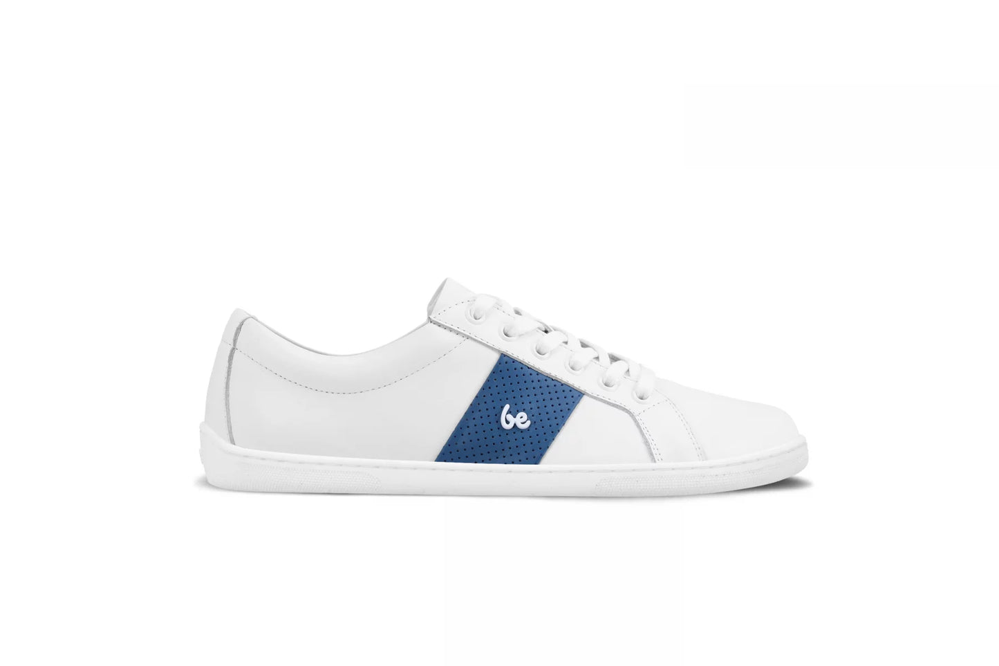 Barfußschuhe Sneakers Elite - White & Dark Blue