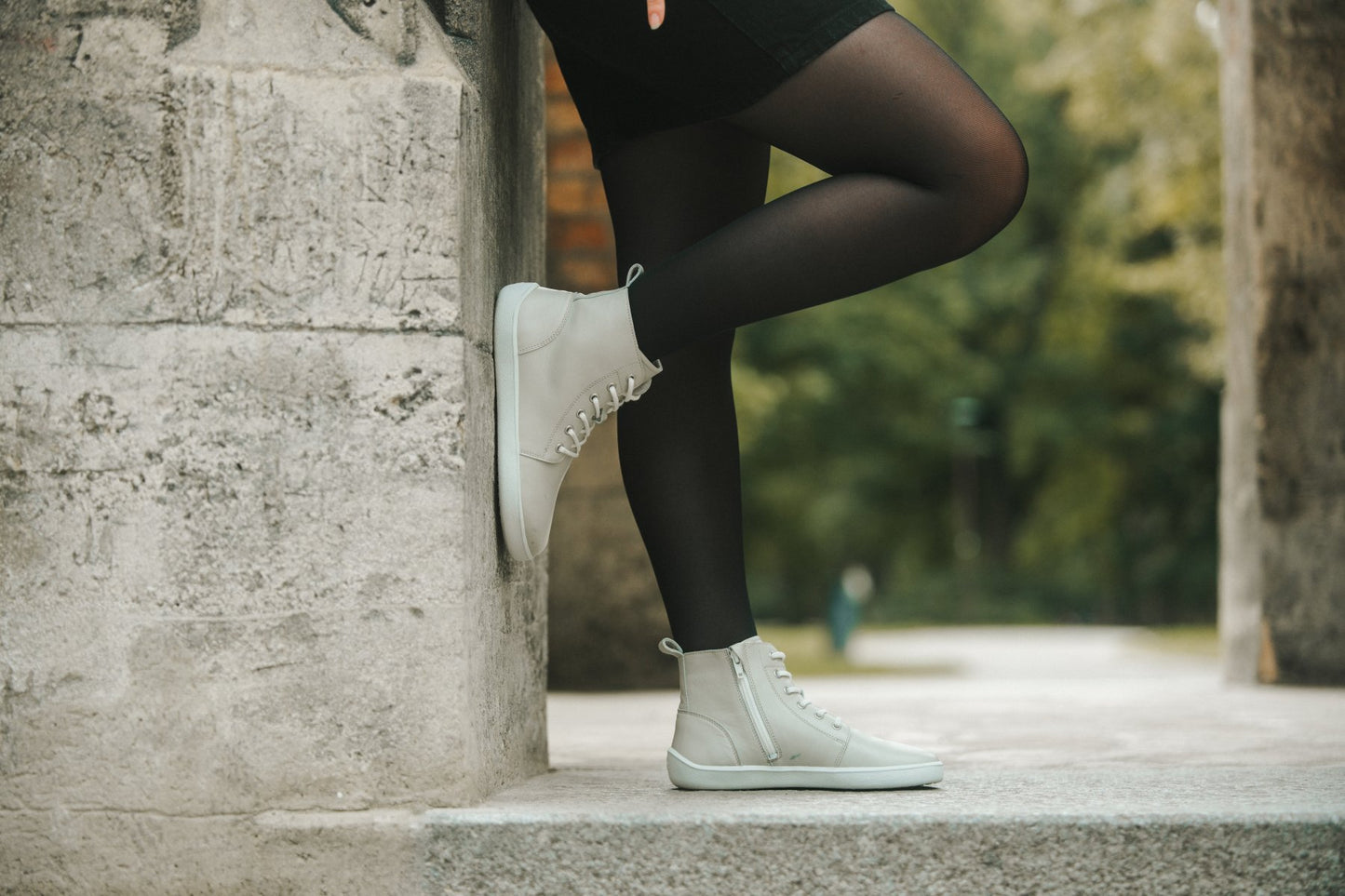 Winter Barfußschuhe Stiefel Atlas - Cream