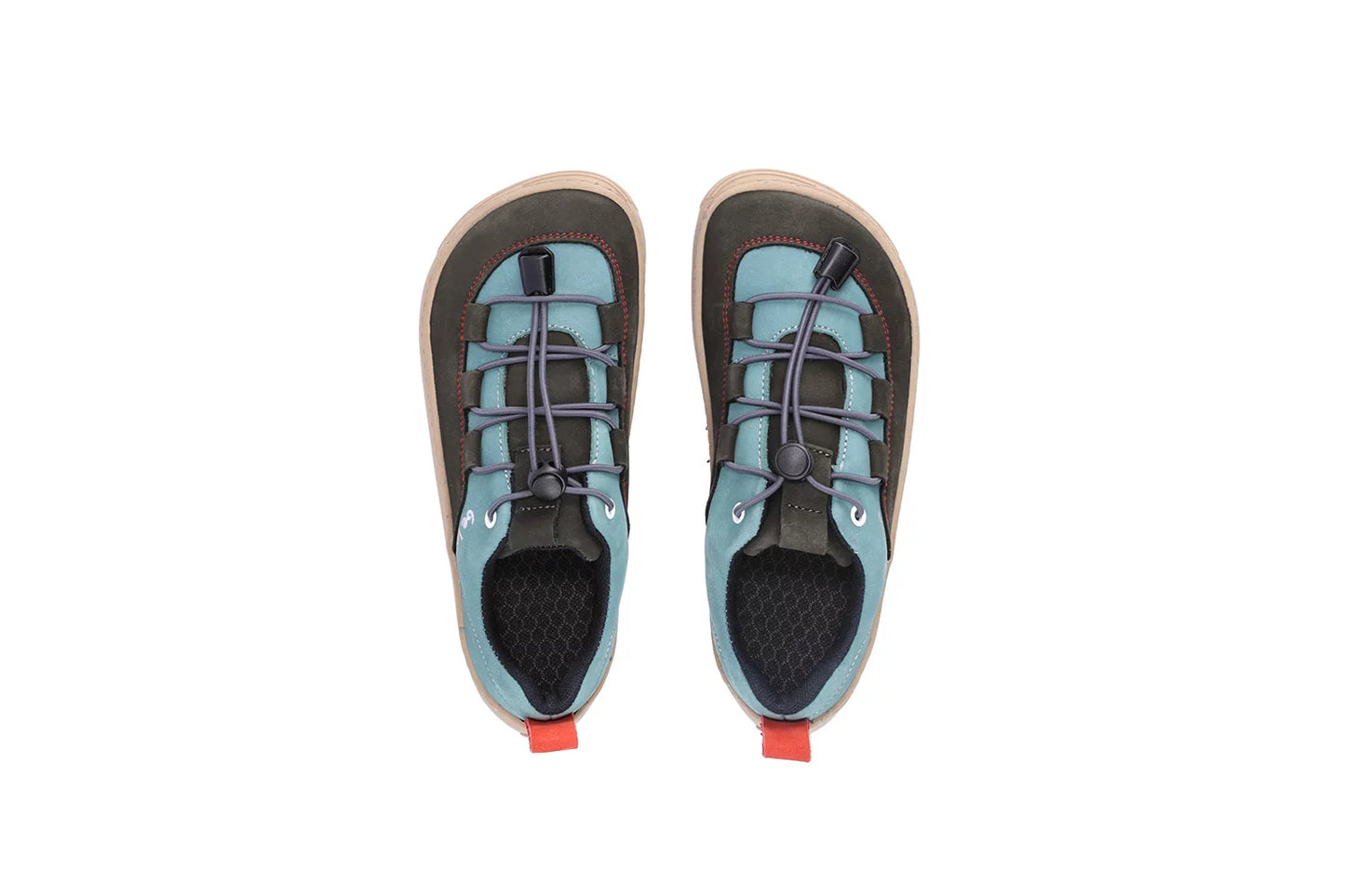 Children's Barefoot Sneakers Xplorer - Olive Black & Sage Green