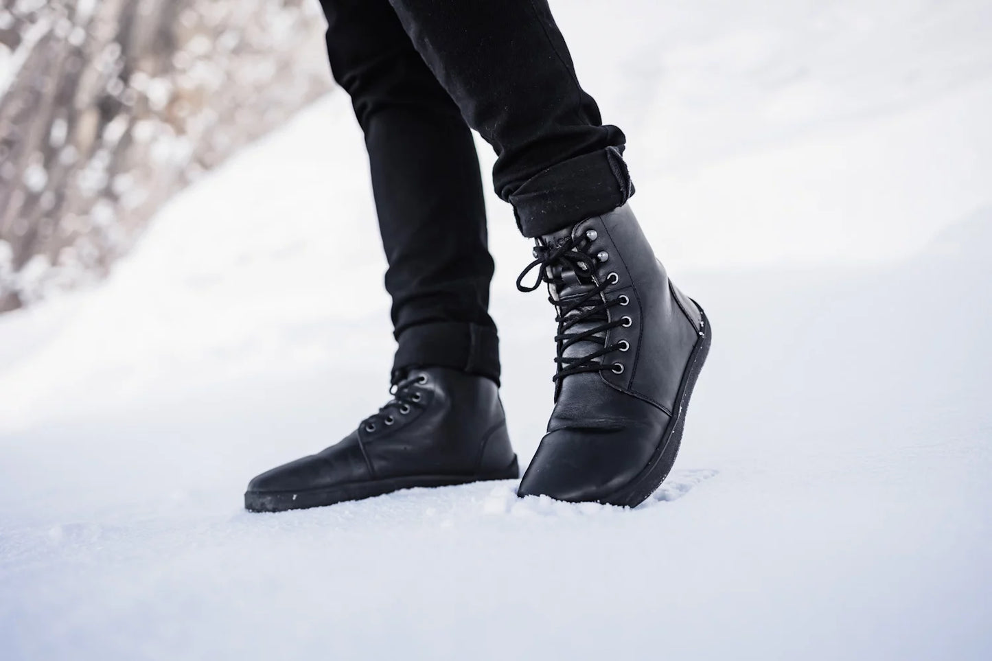 Barfußschuhe Stiefel Winter 3.0 - Black