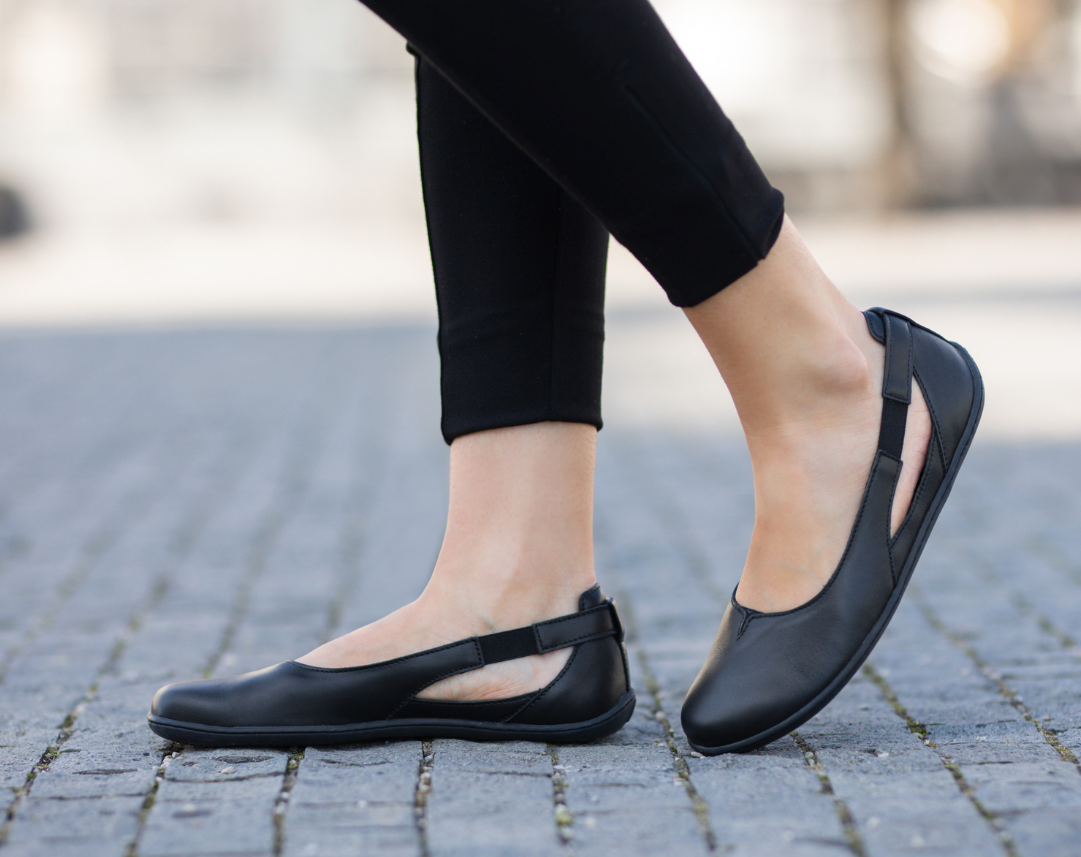Ballet Flats Bellissima 2.0 All Black Lucky Feet Factory
