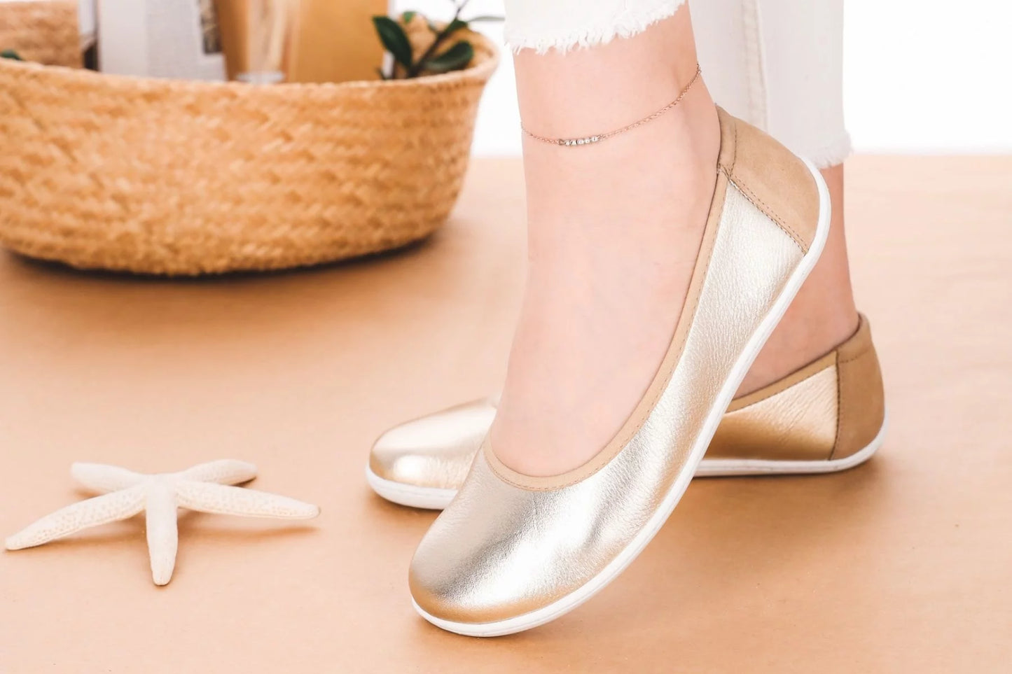 Ballet Flats - Sophie - Gold