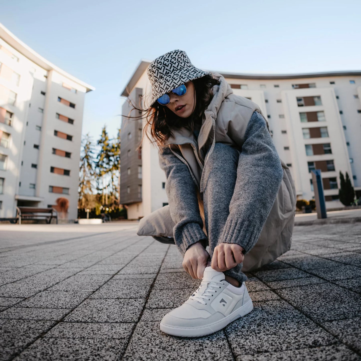 Axiom - White & Light Grey Vegan