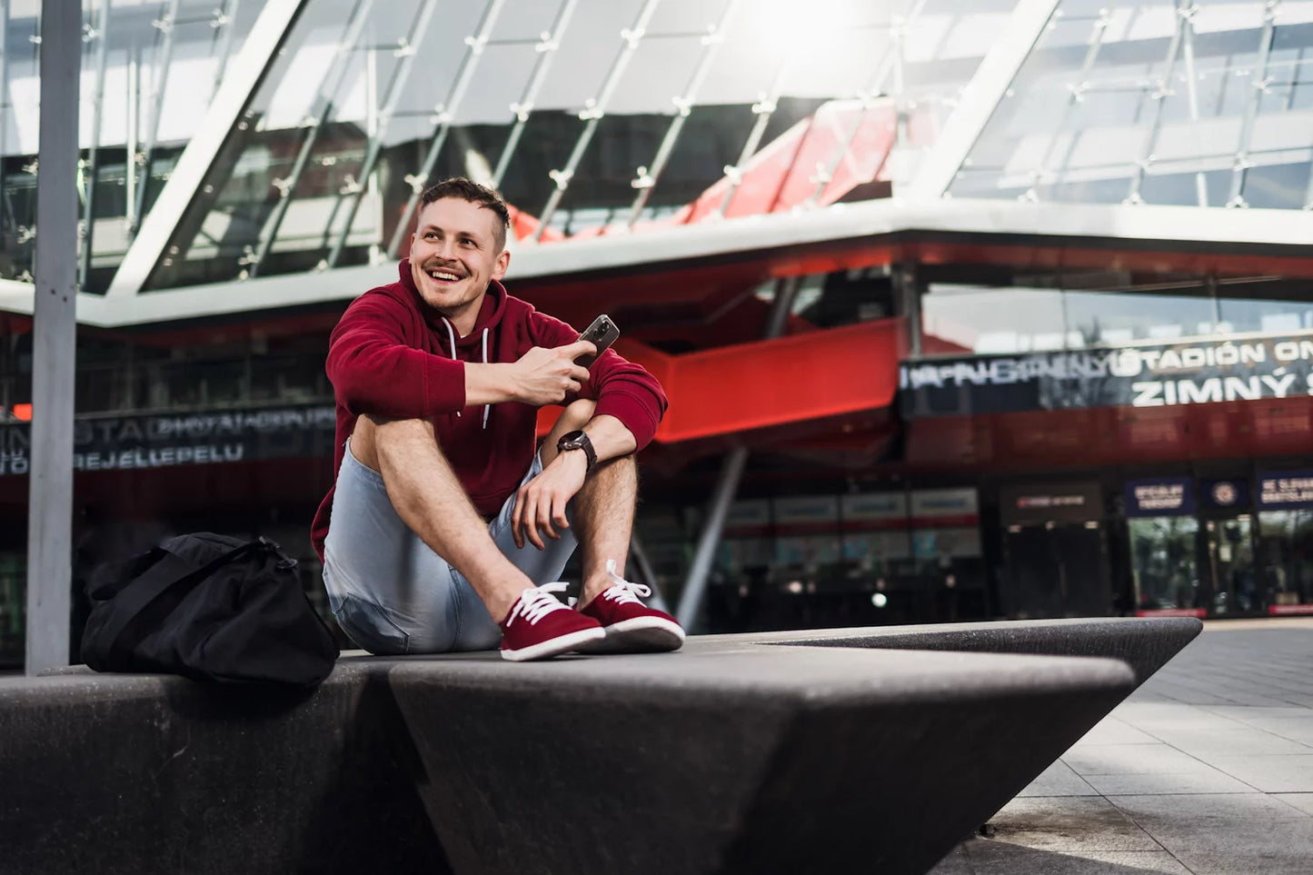 Barfuß Sneakers Dash - Red