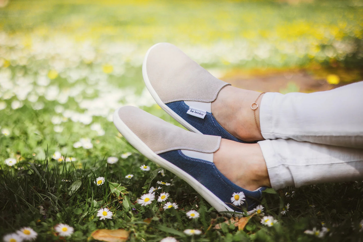 Barefoot Be Lenka Eazy - Vegan - Sand &amp; Blue