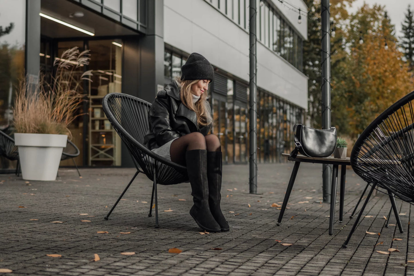 Damenstiefel Charlotte - Matt Black