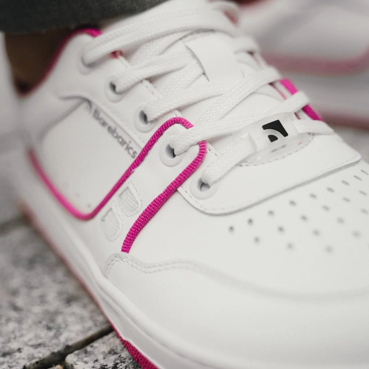 Baskets Barefoot Arise - Blanc &amp; Rose Framboise
