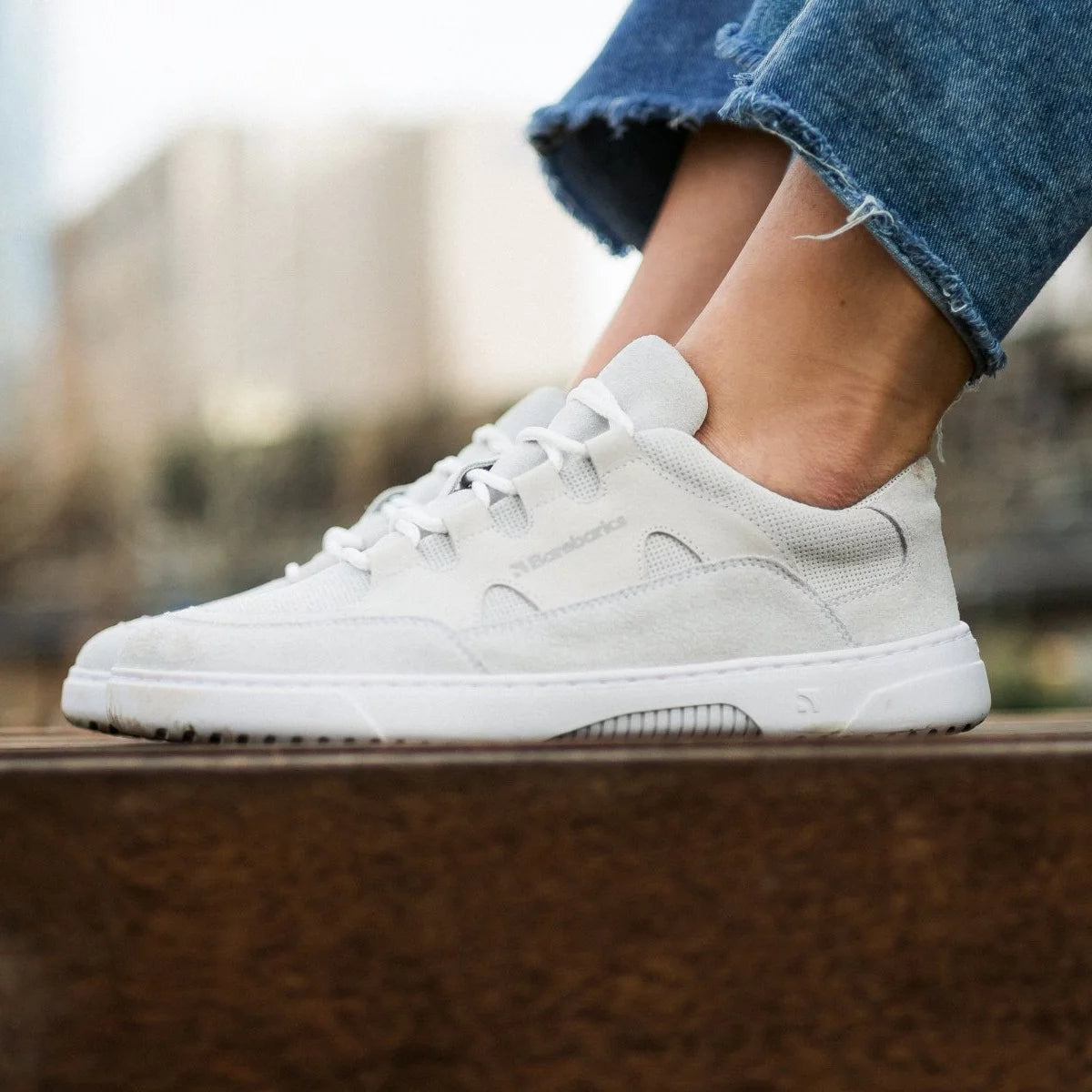 Baskets pieds nus Evo - Blanc Craie