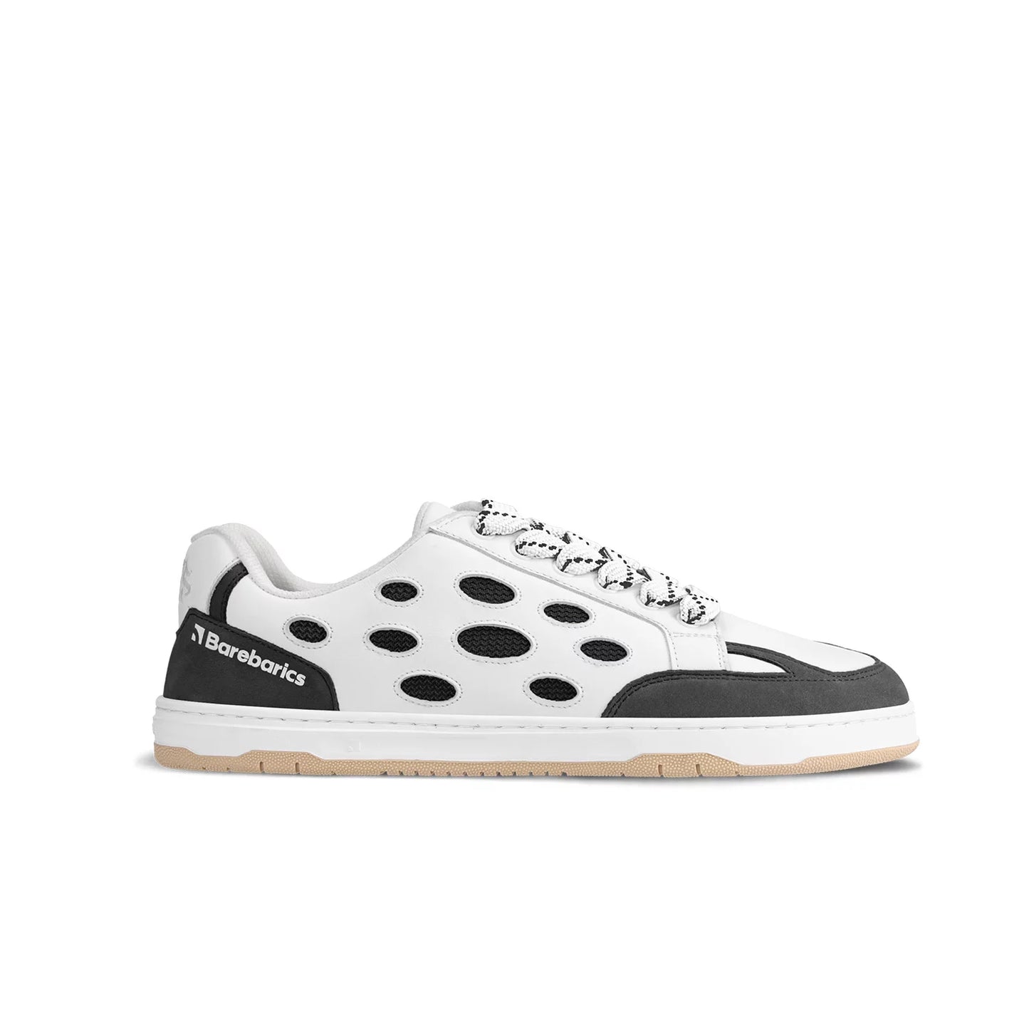 Baskets pieds nus Fusion - Blanc et Charbon