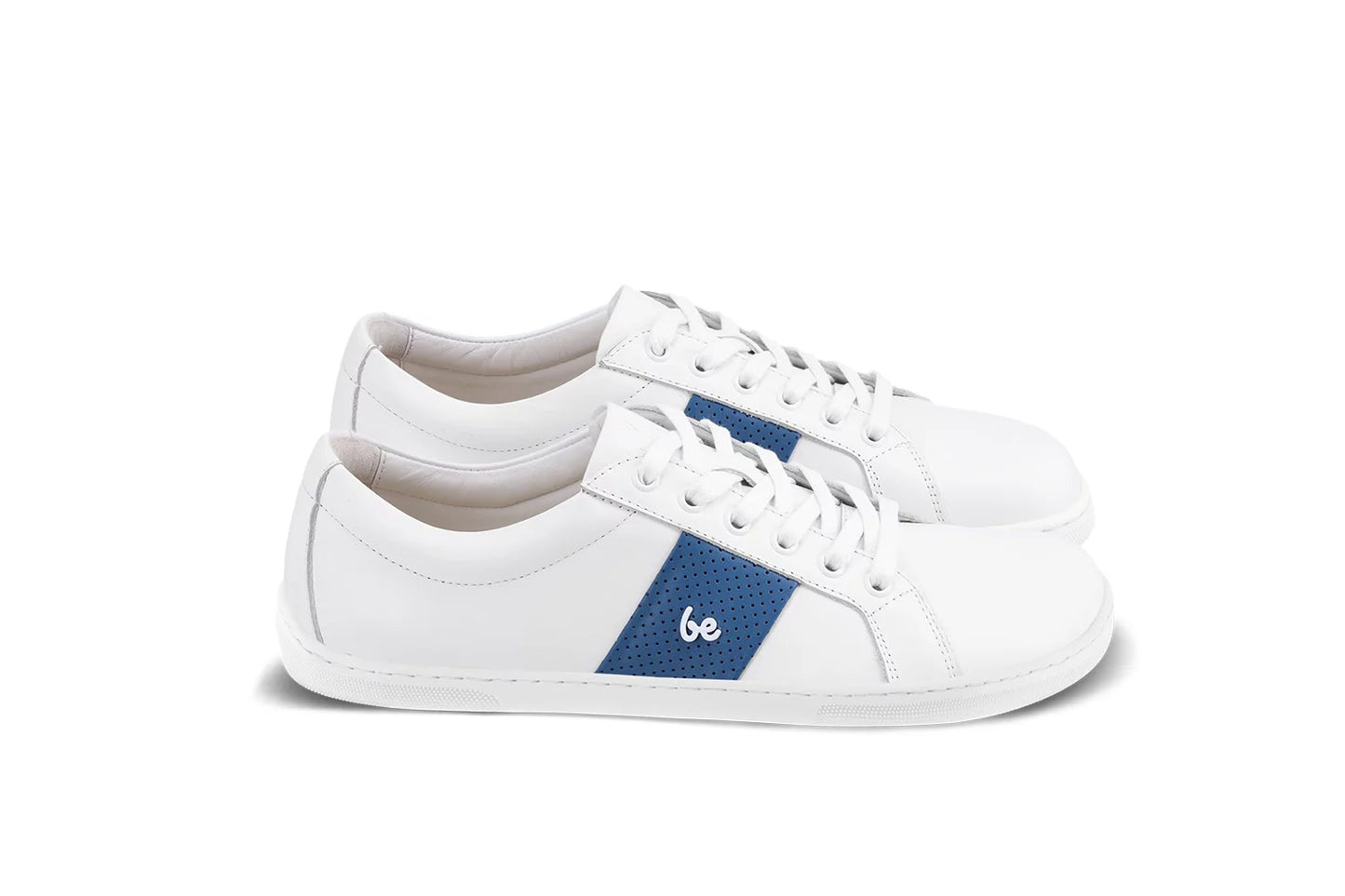 Chaussures Pieds Nus Baskets Elite - Blanc &amp; Bleu Foncé