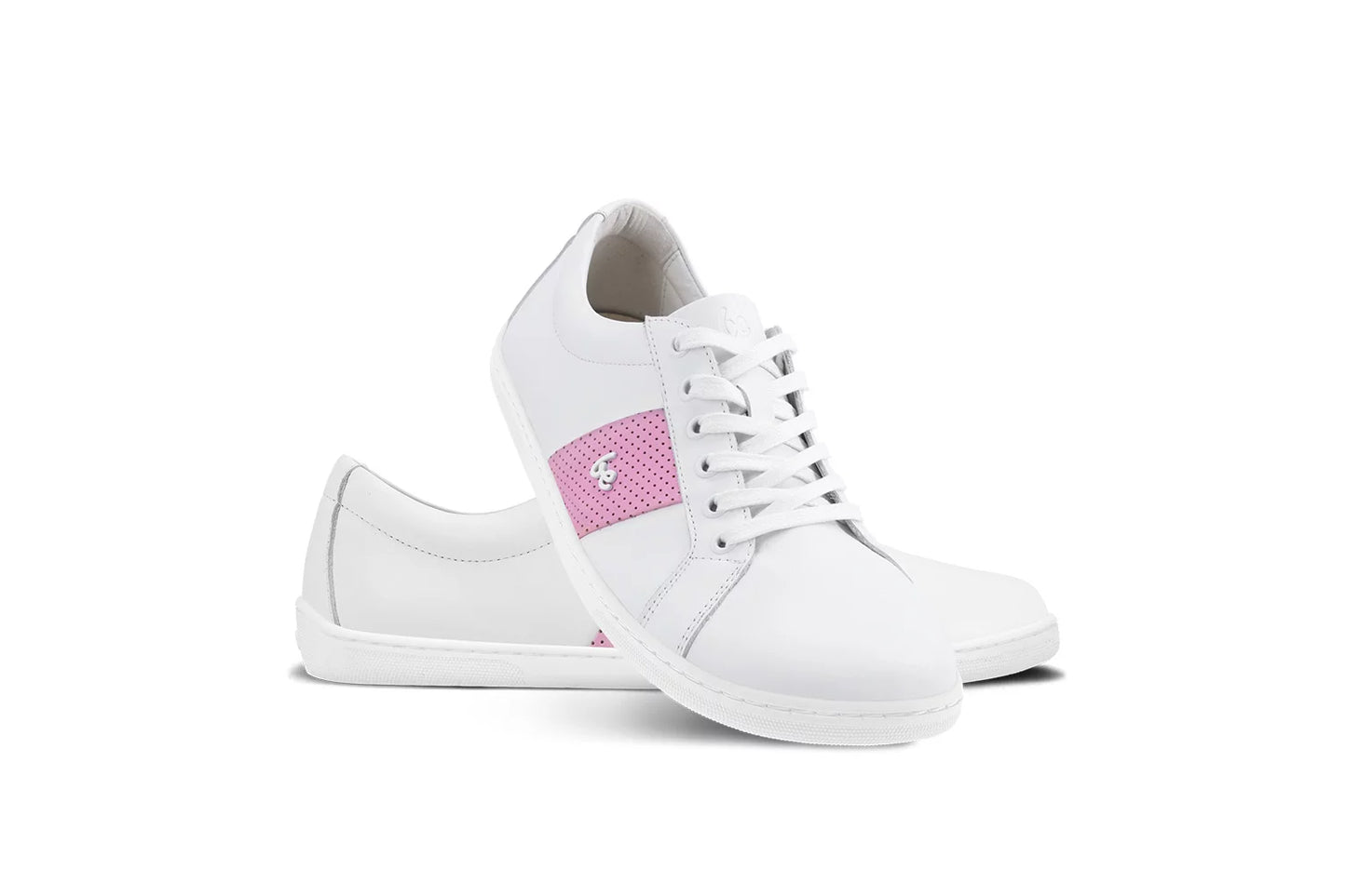 Chaussures Pieds Nus Baskets Elite - Blanc &amp; Rose