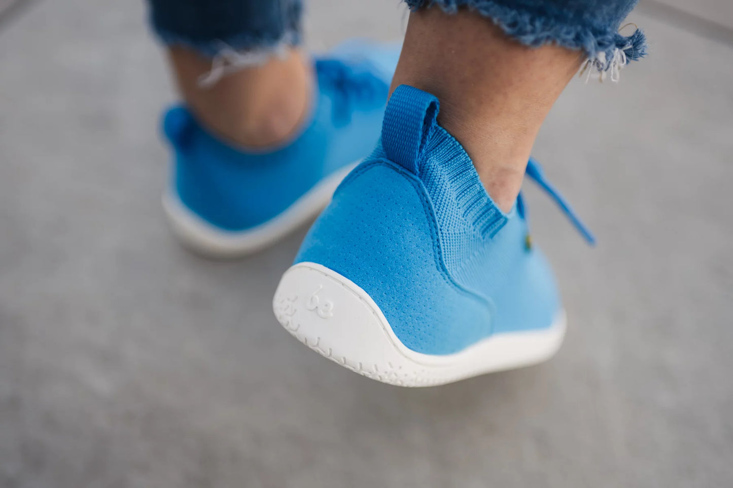 Barefoot Sneakers Stride - Blue &amp; White