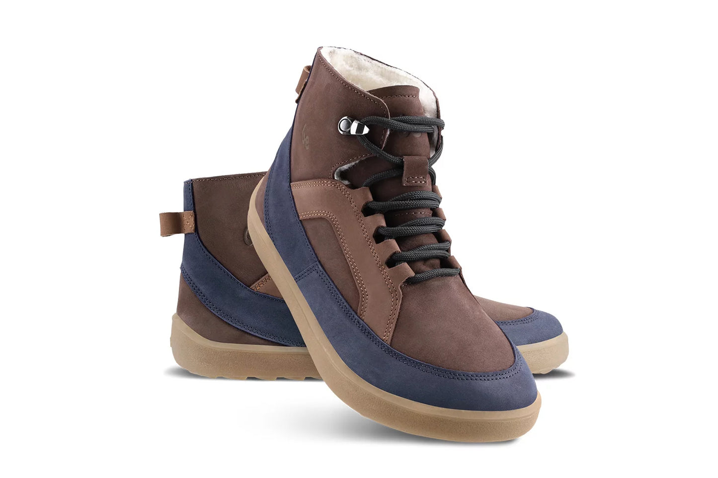 Chaussures Pieds Nus Bottes York - Marron &amp; Marine