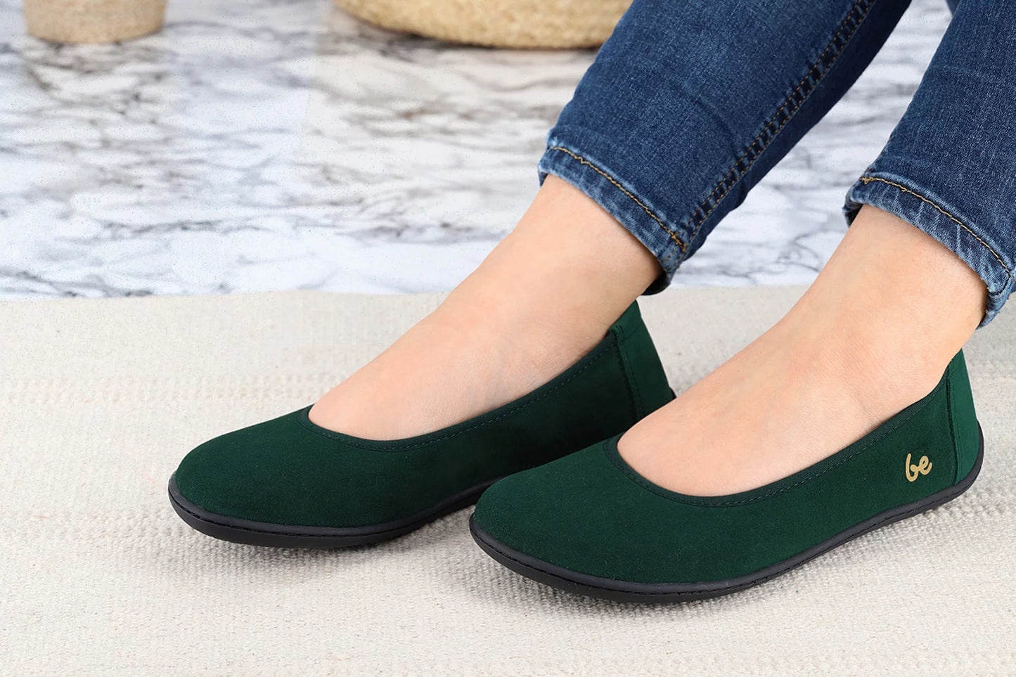 Ballet Flats - Sophie - Emerald Green