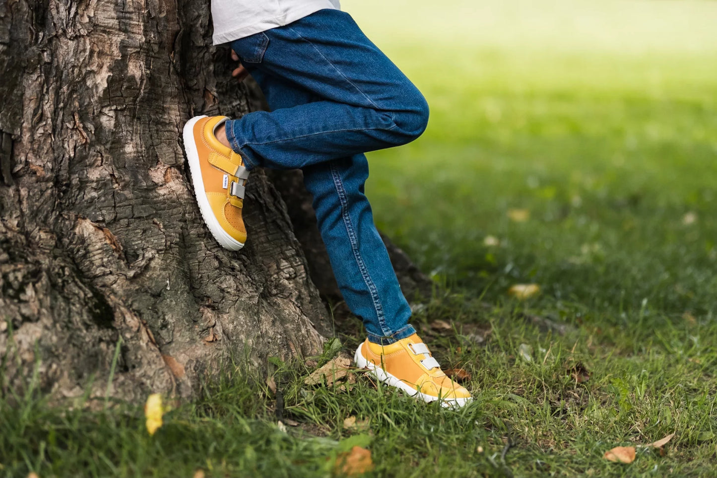 Kids Barefoot Shoe Fluid - Mustard &amp; Mango